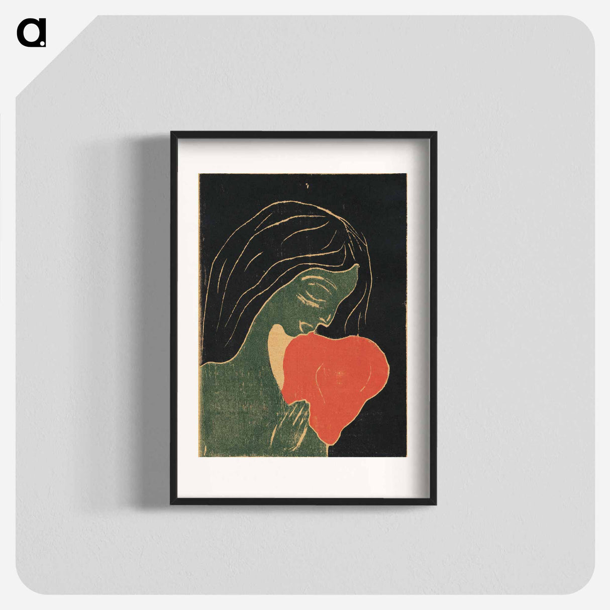 The Heart - エドヴァルド ムンク Poster.