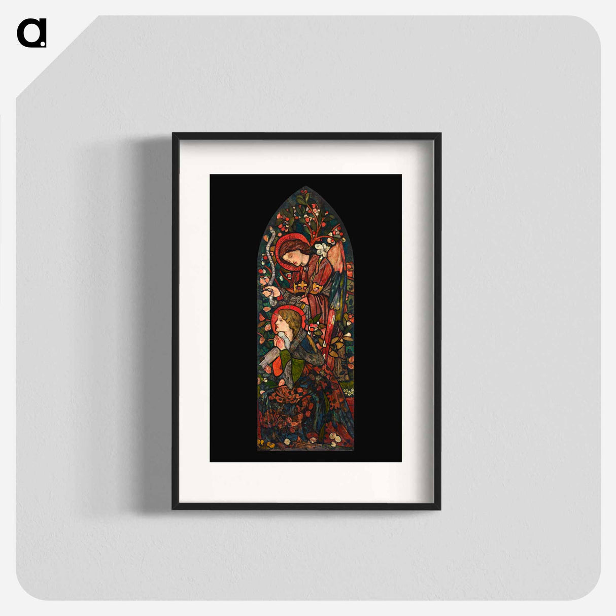 The Annunciation - エドワード バーン ジョーンズ Poster.