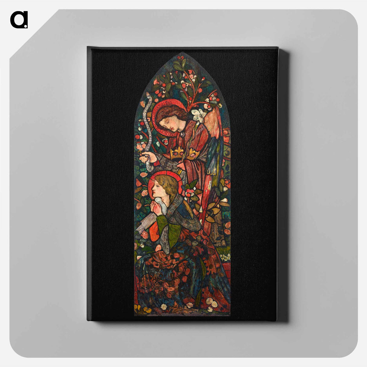 The Annunciation - エドワード バーン ジョーンズ Canvas.