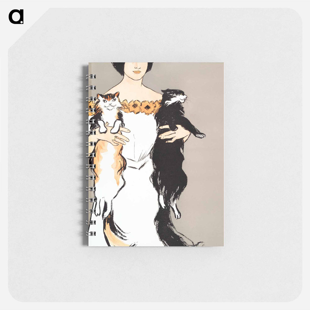 Woman holding cats - エドワード ペンフィールド Memo.