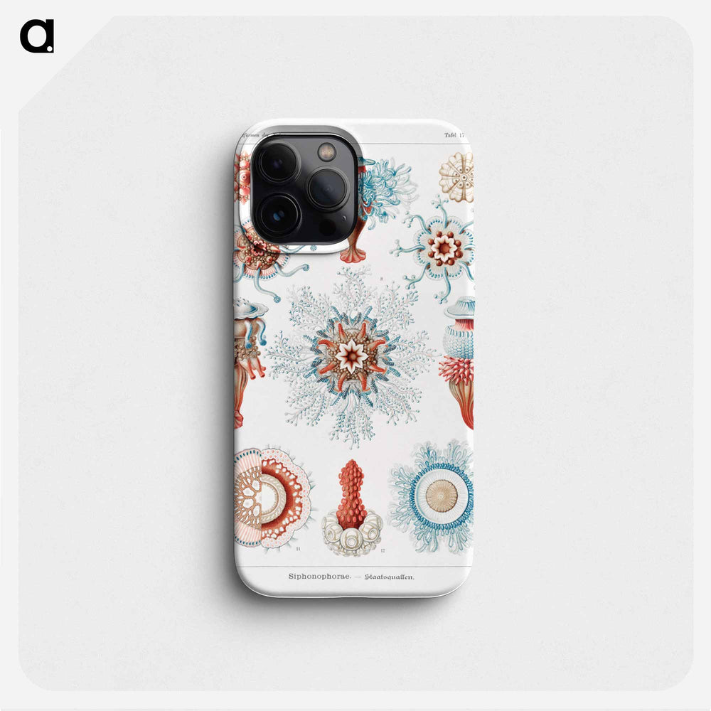 Siphonophorae–Staatsquallen - エルンスト ヘッケル Phone Case.