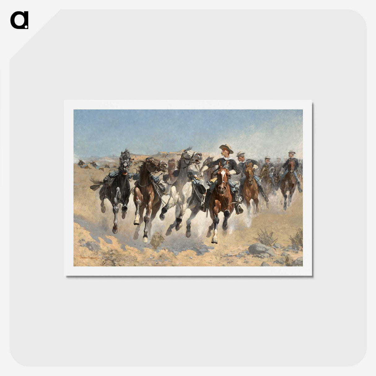1-4_Frederic-Remington_hagaki
