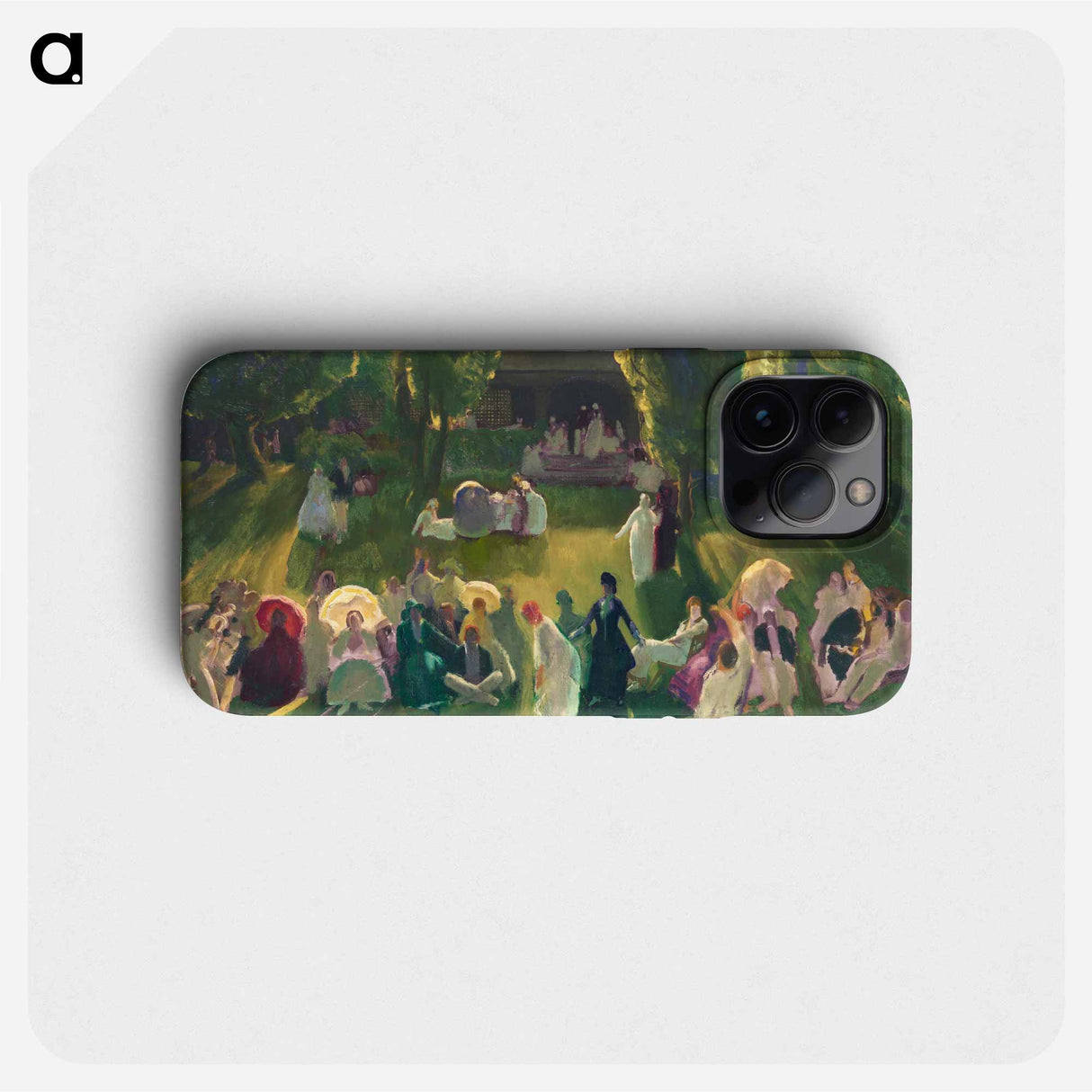 Tennis at Newport - ジョージ ベローズ Phone Case.