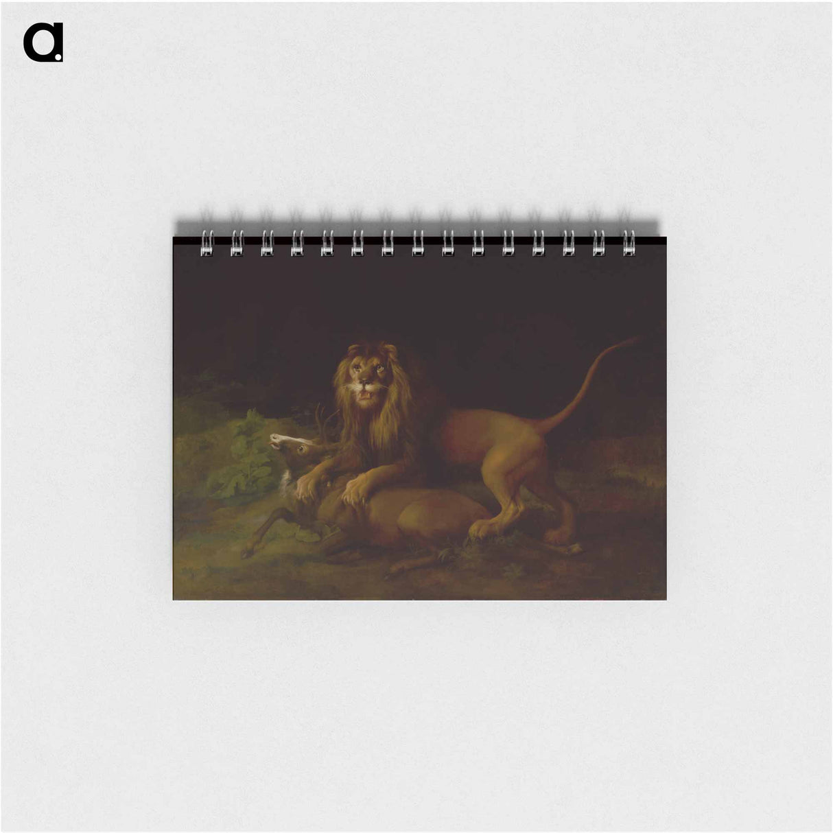 アートメモ帳-A Lion Attacking a Stag
- ジョージ スタッブス Memo.