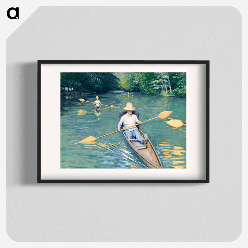 Skiffs - ギュスターヴ カイユボット Poster.