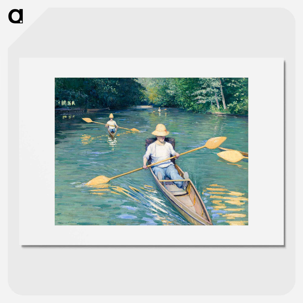 Skiffs - ギュスターヴ カイユボット Poster.