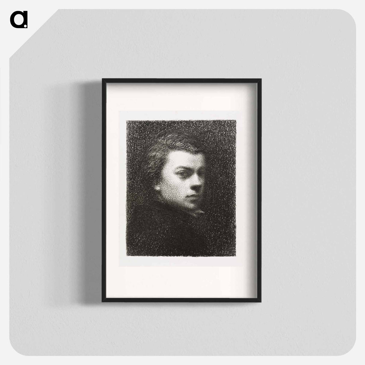 Portrait of Monsieur Fantin-Latour at Seventeen Years - アンリ ファンタン ラトゥール Poster.