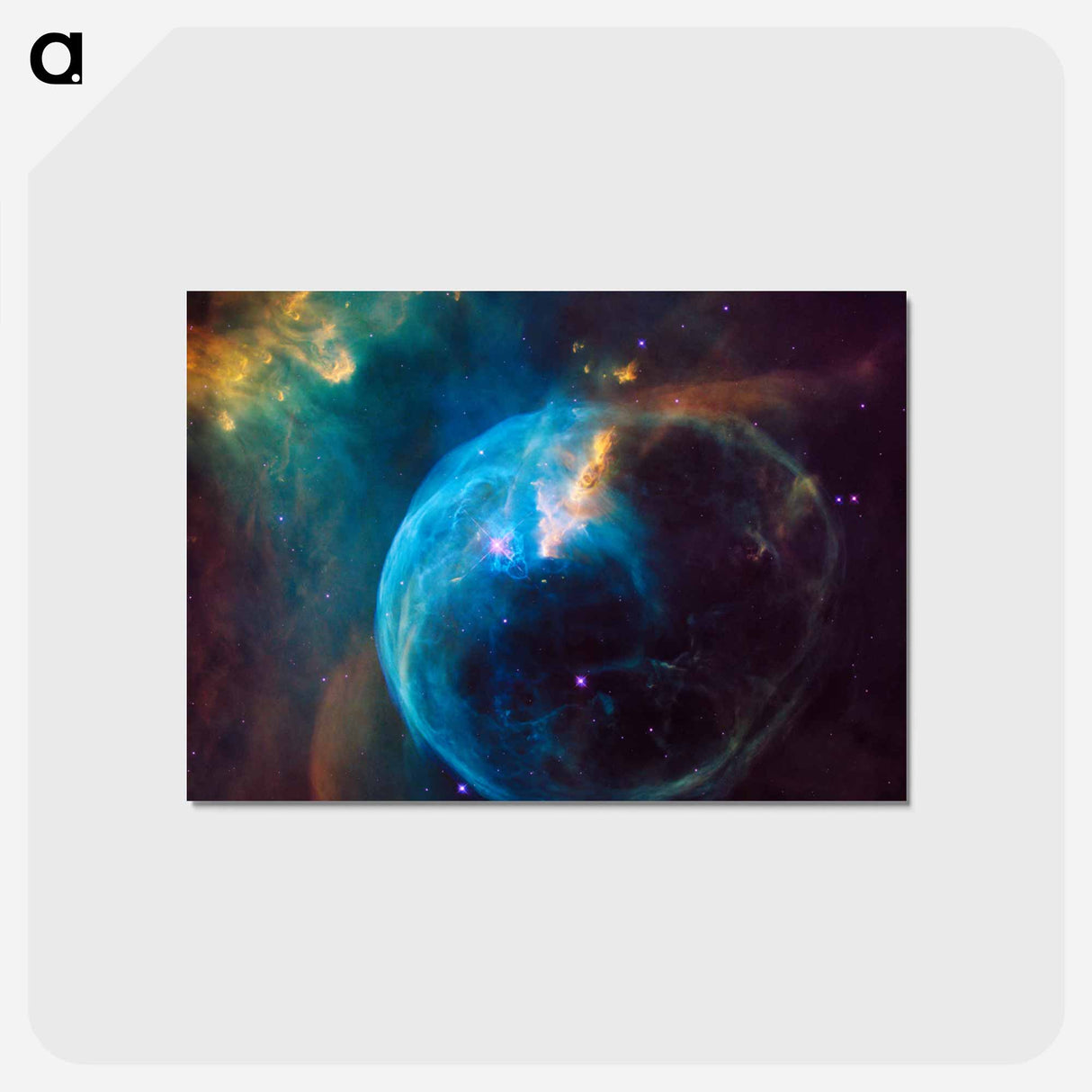 アートポストカード-Bubble Nebula
- ハッブル画像 Postcard.