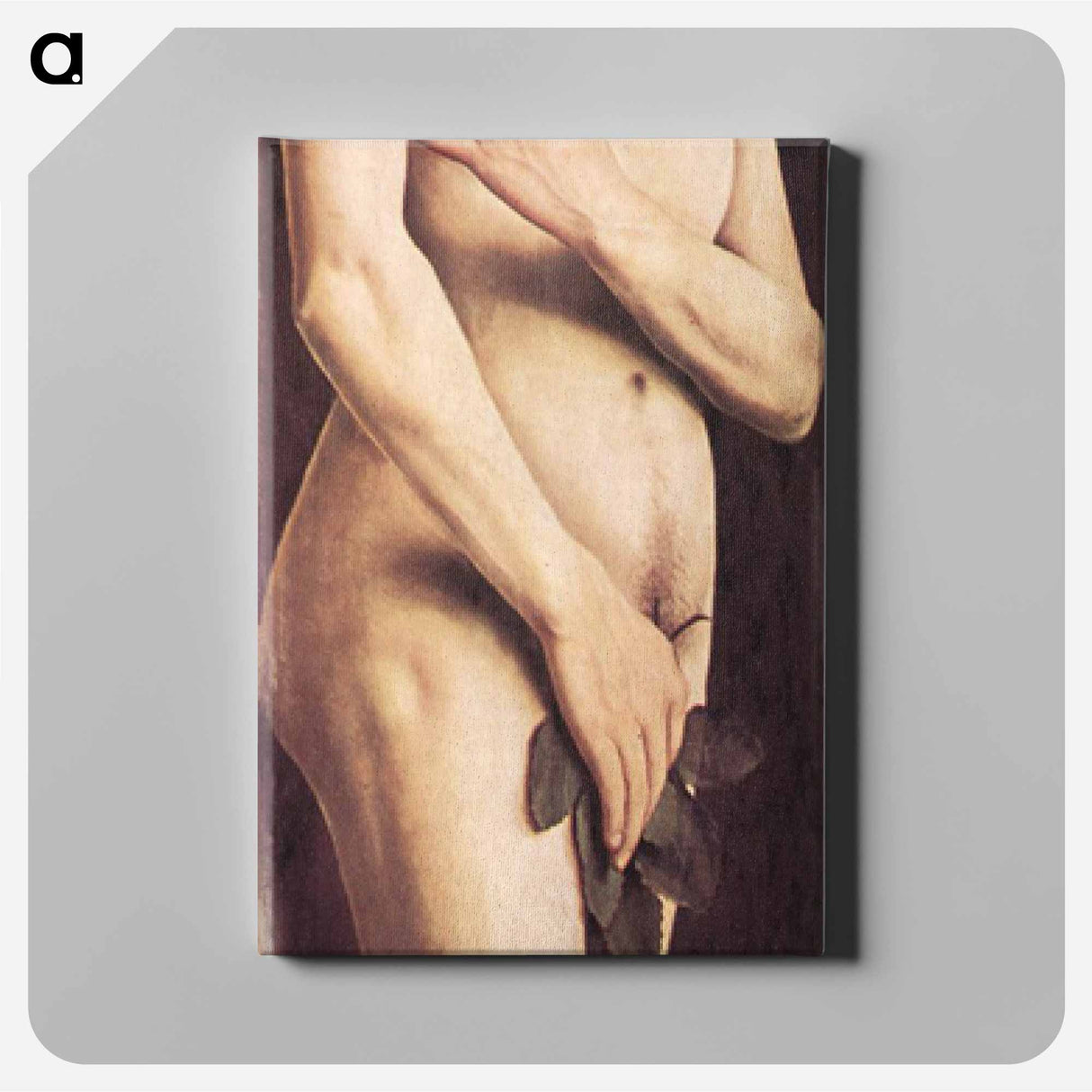 アートパネル-Adam, from the left wing of the Ghent Altarpiece - ヤン ファン エイク Canvas.