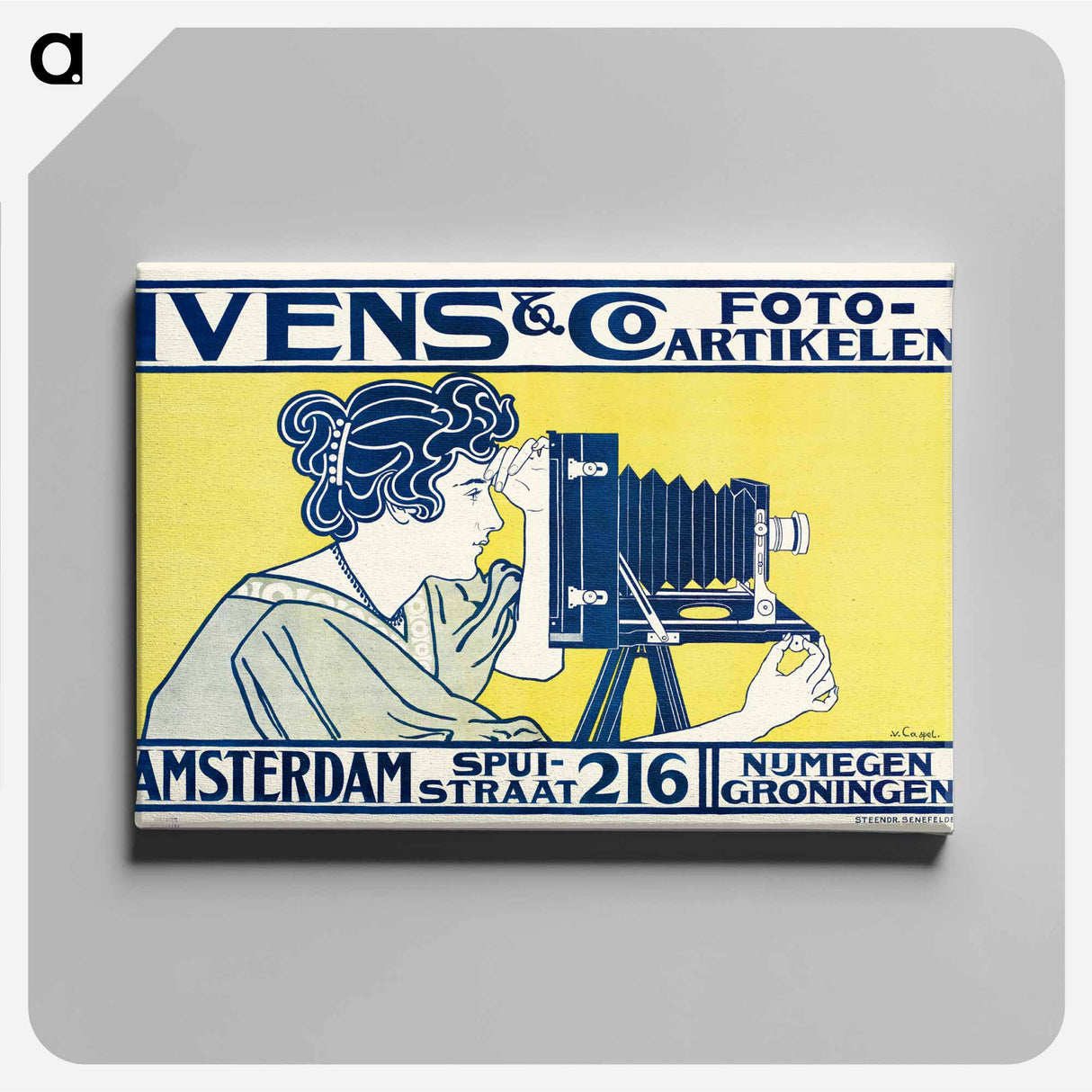 Ivens & Co. Fotoartikelen - Johan Georg van Kasper Canvas.