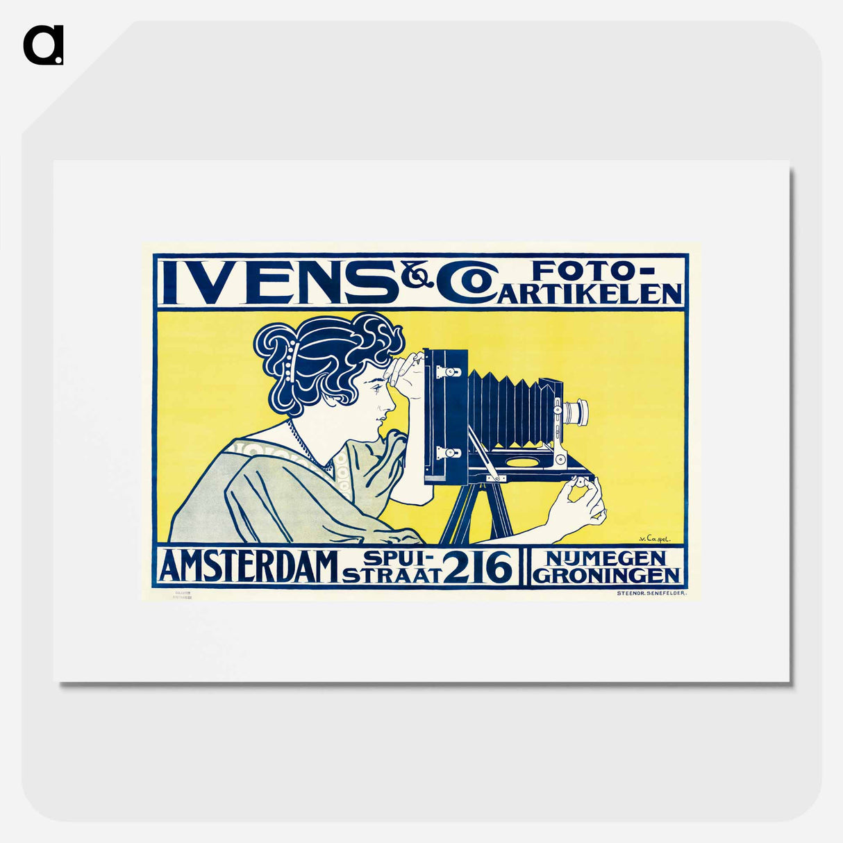 Ivens & Co. Photographic Prints - Johan Georg van Kasper Poster.