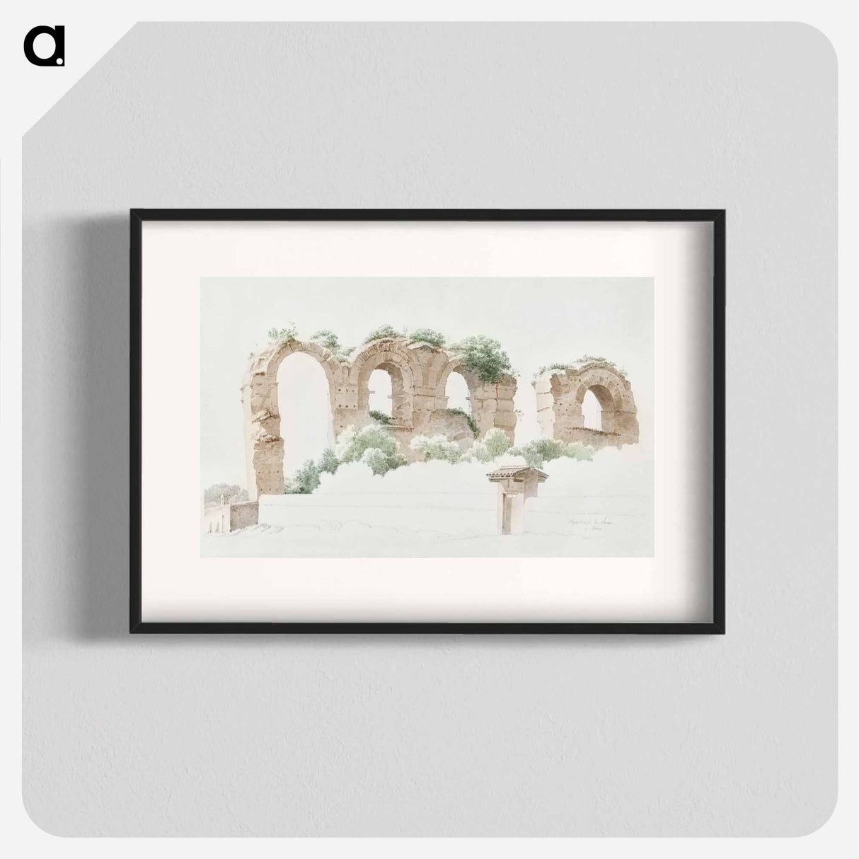 アートポスター-Aqueduct in Rome
- ジョセフス アウグストゥス クニップ Poster.