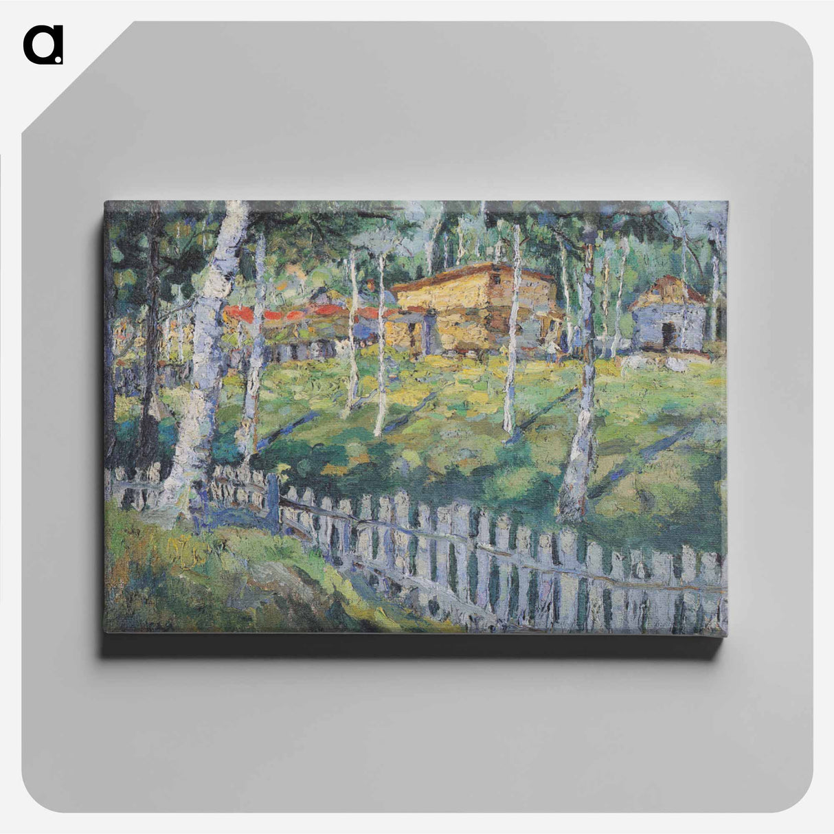 アートパネル-Birkenhain - カジミール マレーヴィチ Canvas.