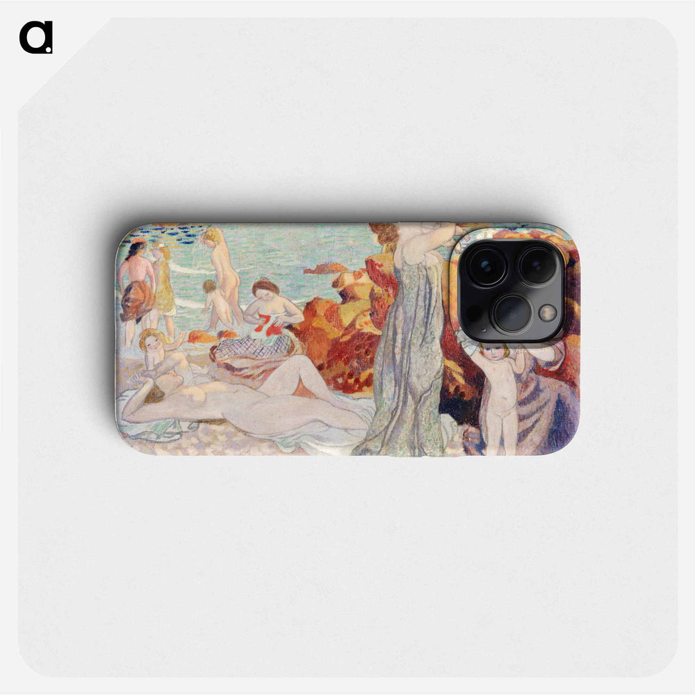 Bathers, Pouldu beach - Maurice Denis Phone Case.
