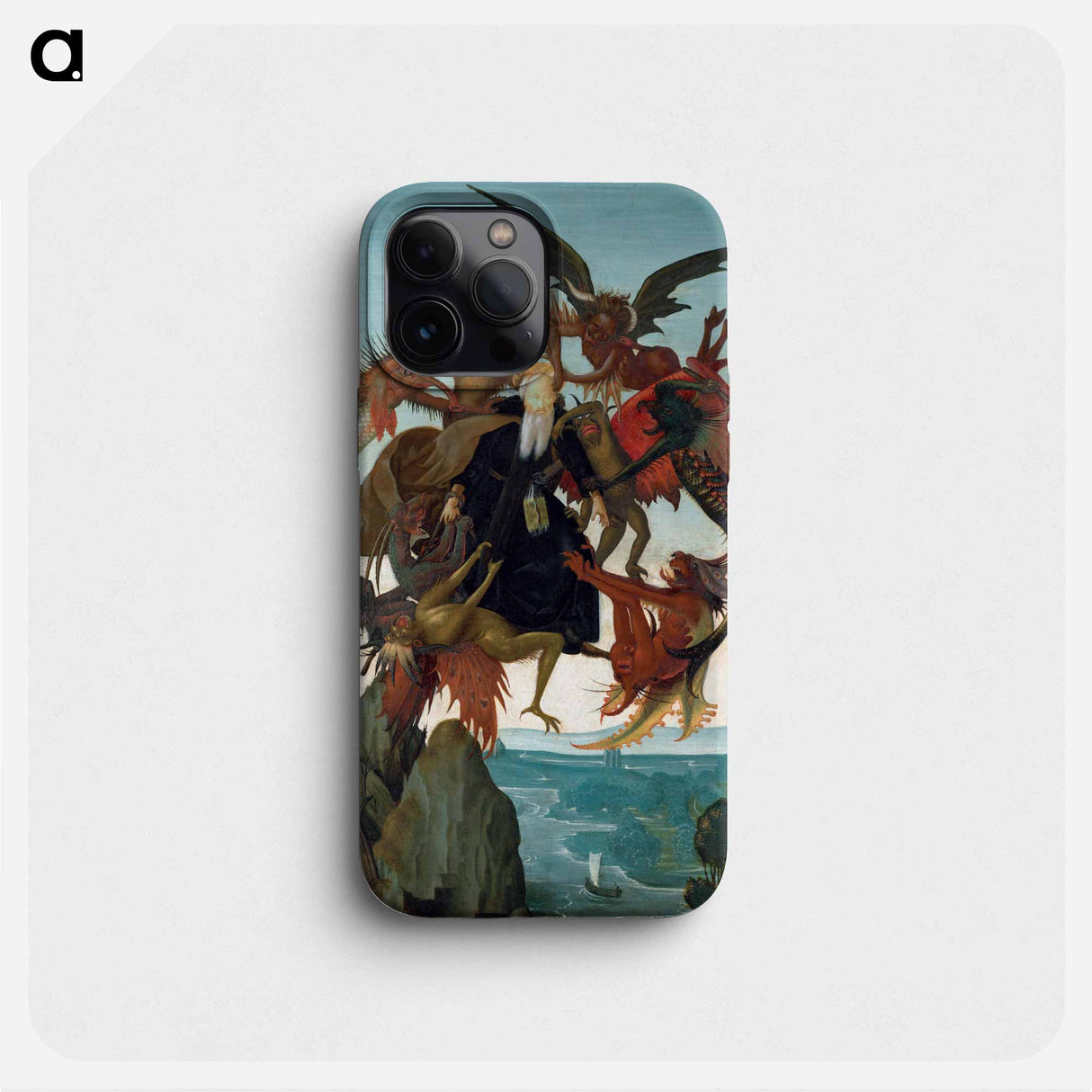 The Torment of Saint Anthony - Michelangelo Buonarroti Phone Case.