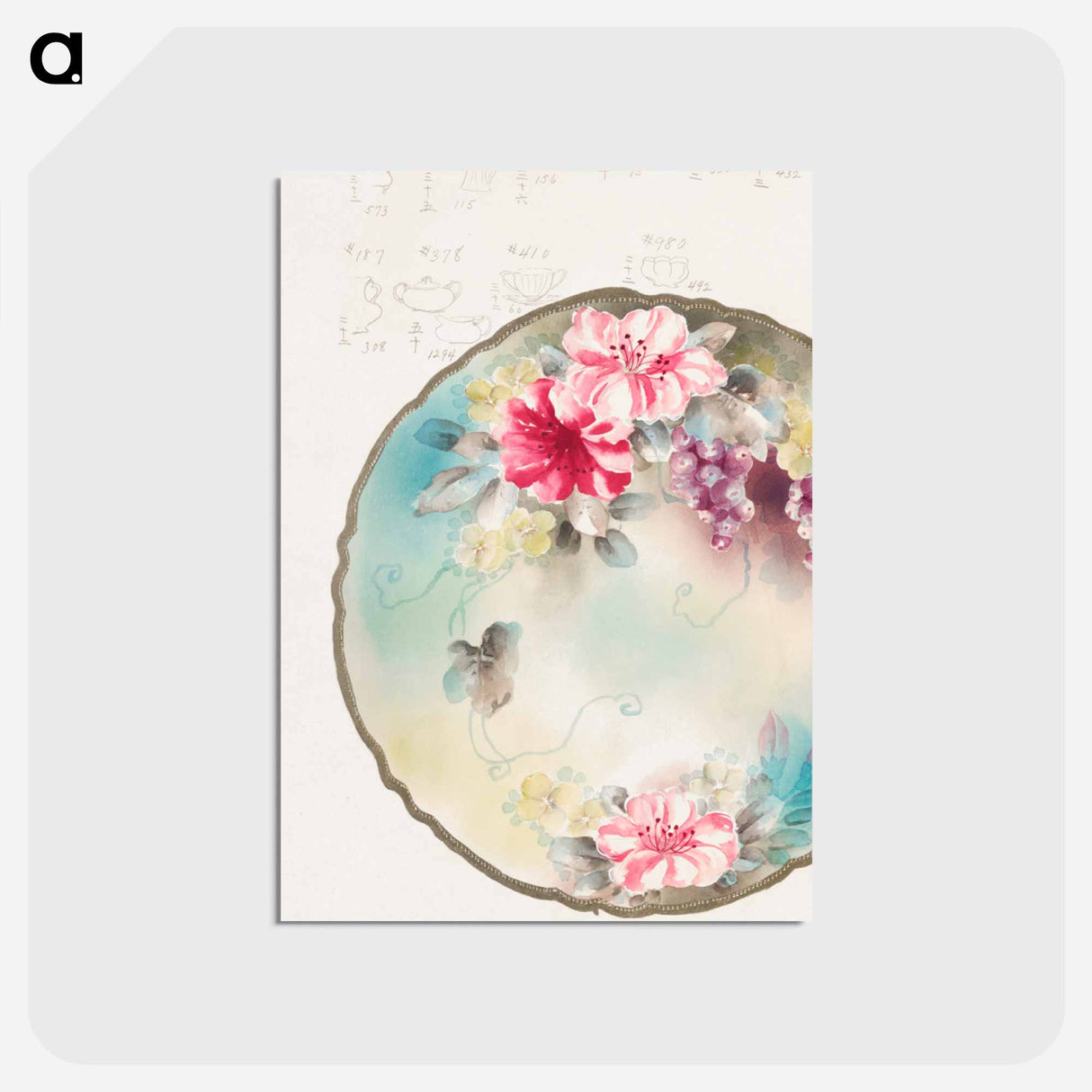 アートポストカード-Design for a Plate
- ノリタケ工場 Postcard.