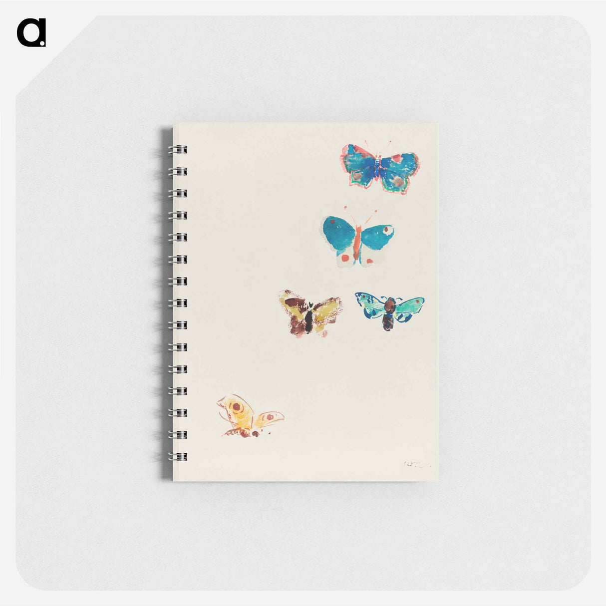 Five Butterflies - オディロン ルドン Memo.