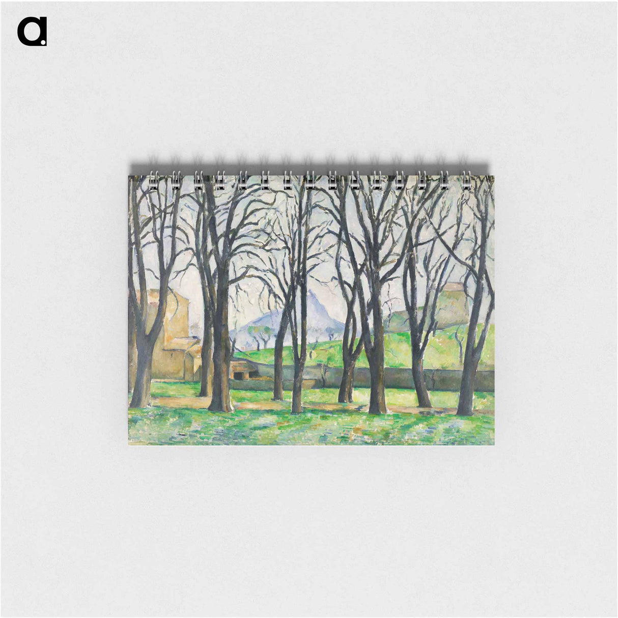 アートメモ帳-Chestnut Trees at Jas de Bouffan - ポール セザンヌ Memo.
