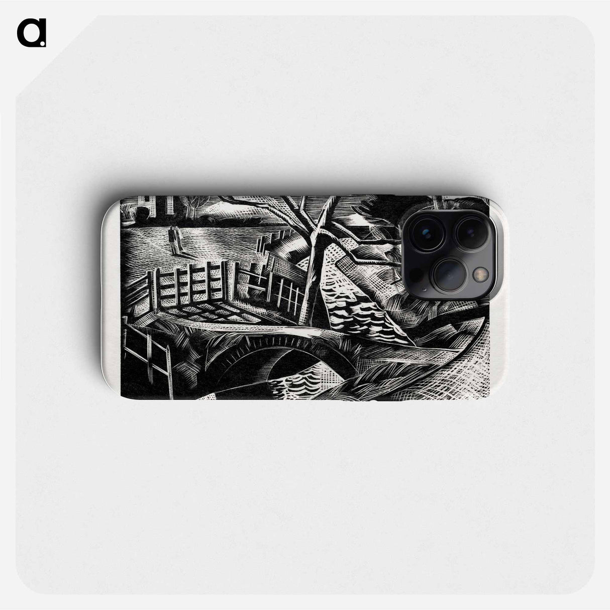 Dyke by the Road - Paul Nash Phone Case.