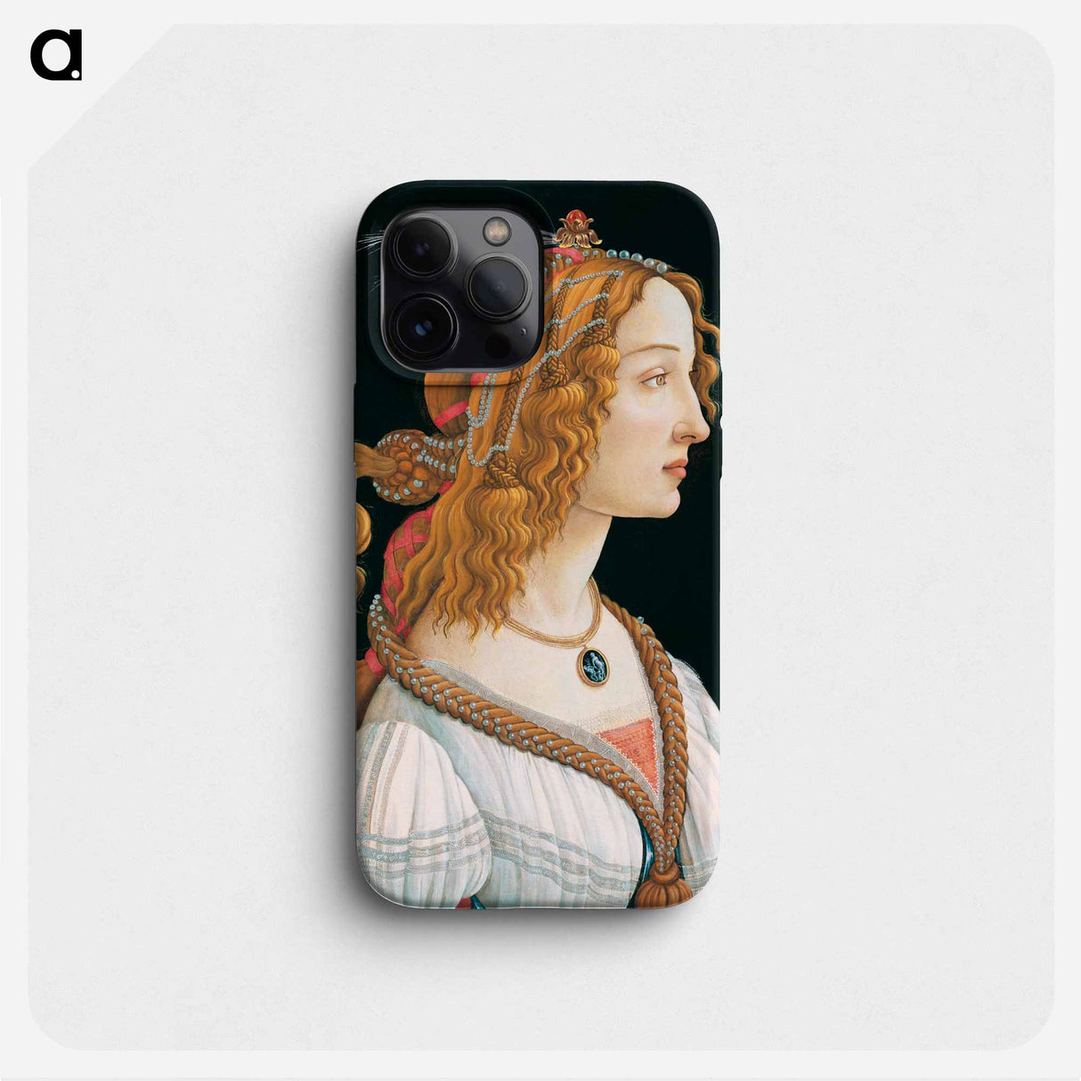 Idealized Portrait of a Lady - Sandro Botticelli Phone Case.