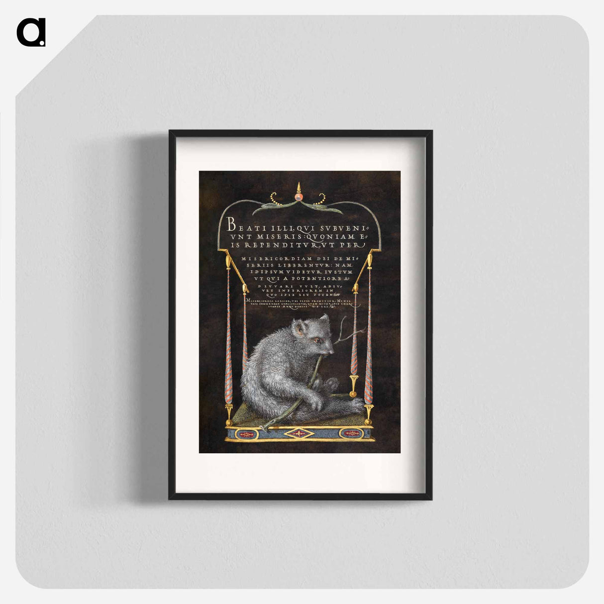 アートポスター-A Sloth from Mira Calligraphiae Monumenta
- 書道のお手本 Poster.