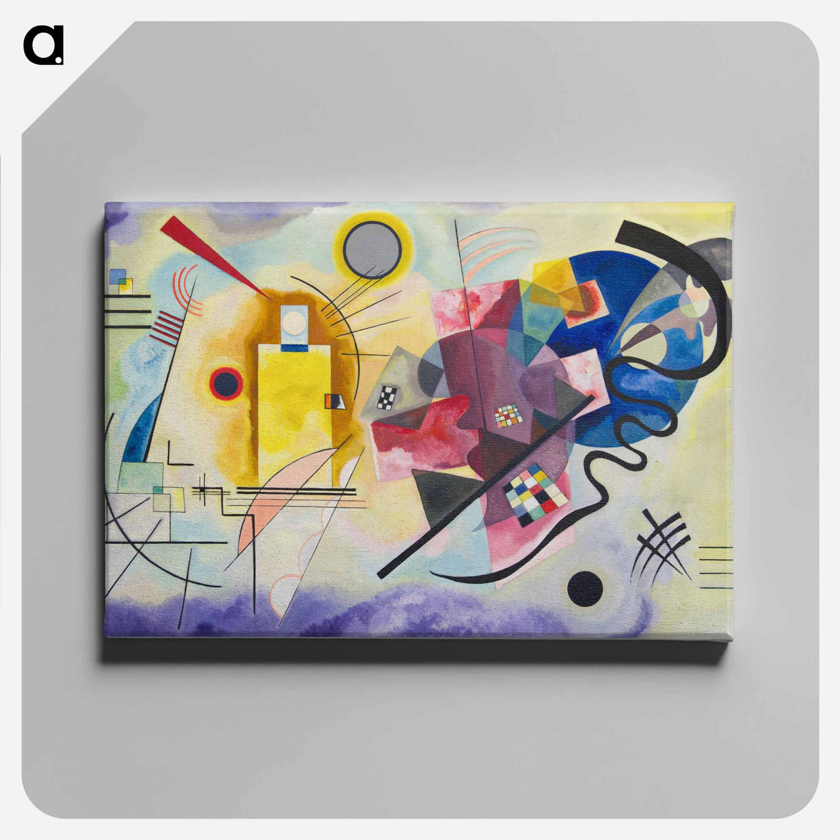 Kandinsky - Jaune Rouge Bleu - ワシリー カンディンスキー Canvas.