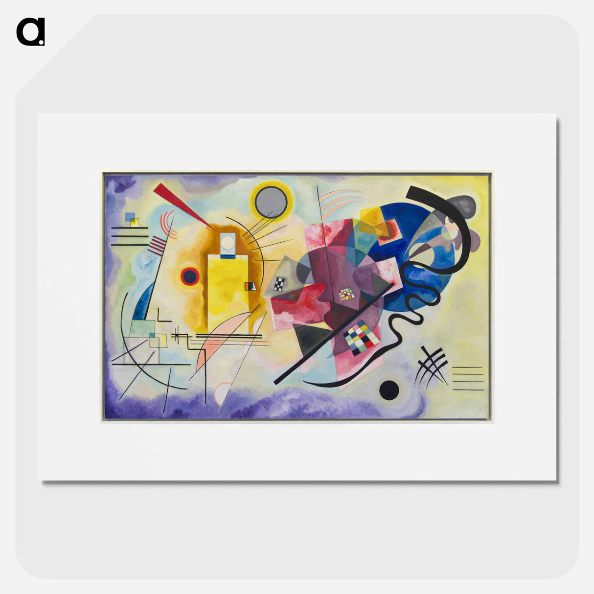 Kandinsky - Jaune Rouge Bleu - ワシリー カンディンスキー Poster.