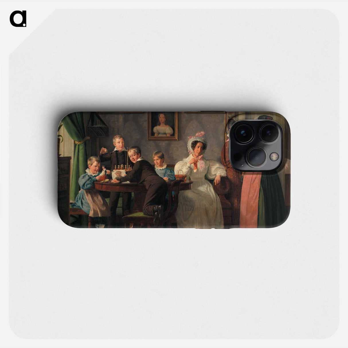 The Waagepetersen Family - Wilhelm Marstrand Phone Case.