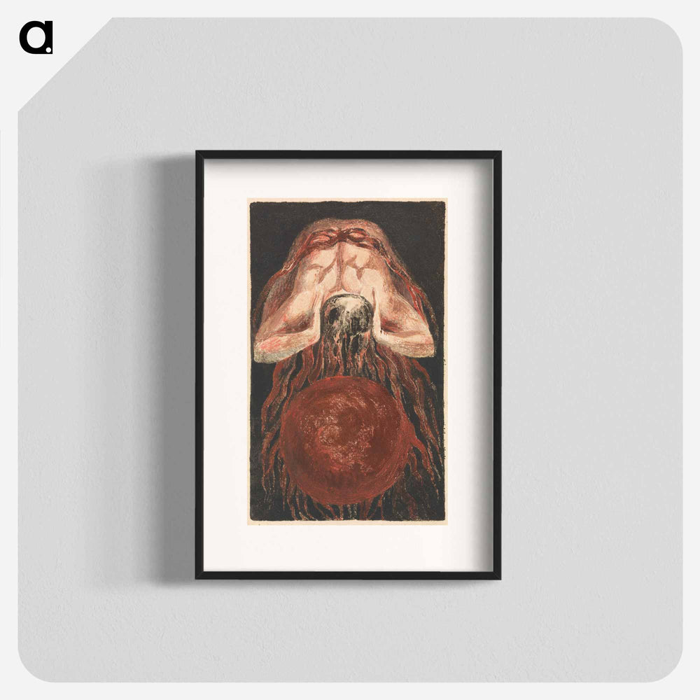 The First Book of Urizen, Plate 16 - William Blake Poster.