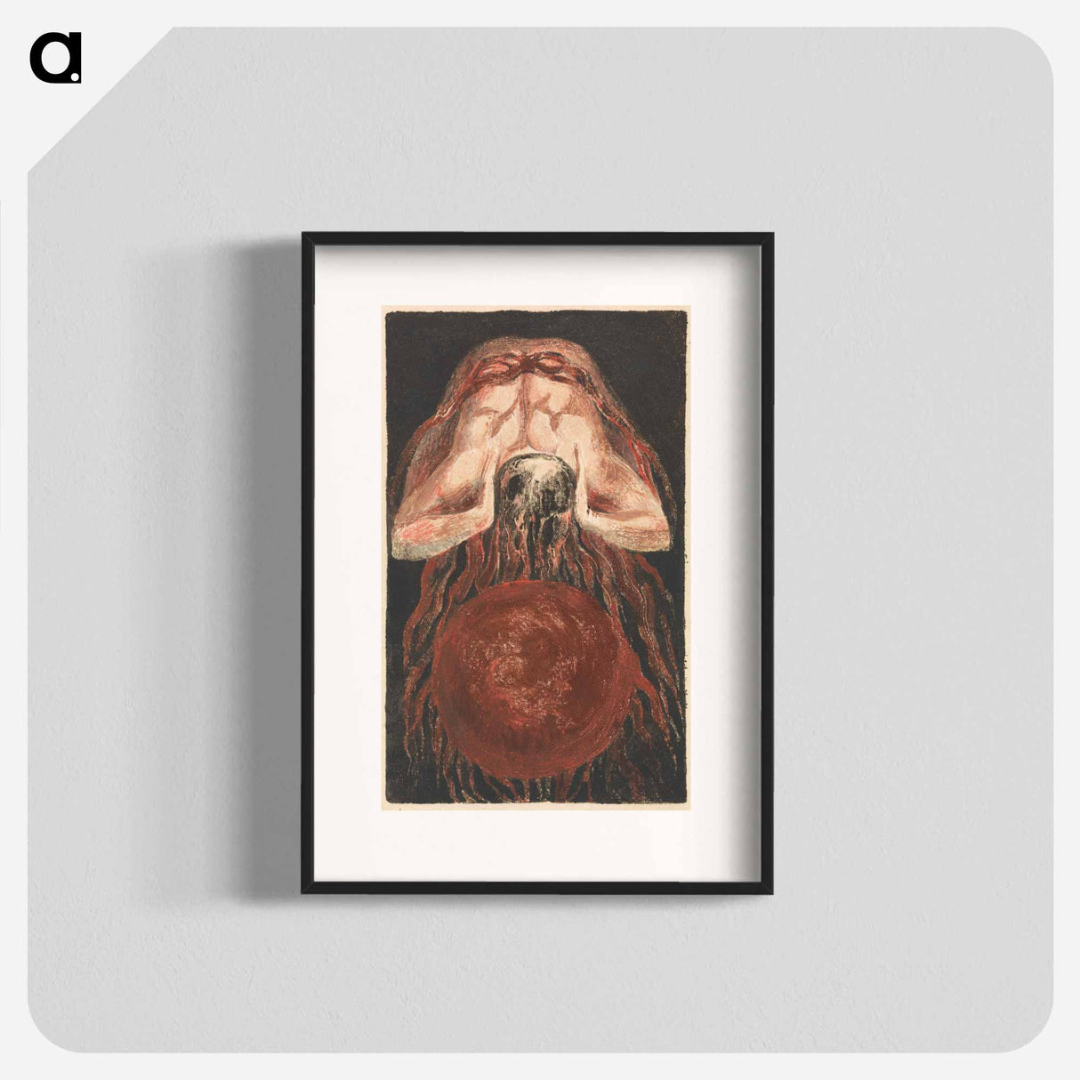 The First Book of Urizen, Plate 16 - William Blake Poster.