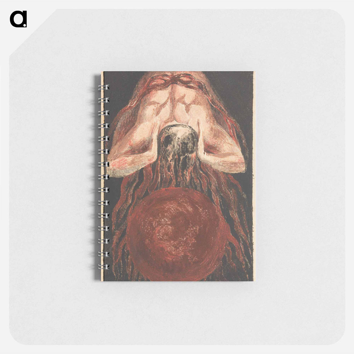 The First Book of Urizen, Plate 16 - ウィリアム ブレイク Memo.