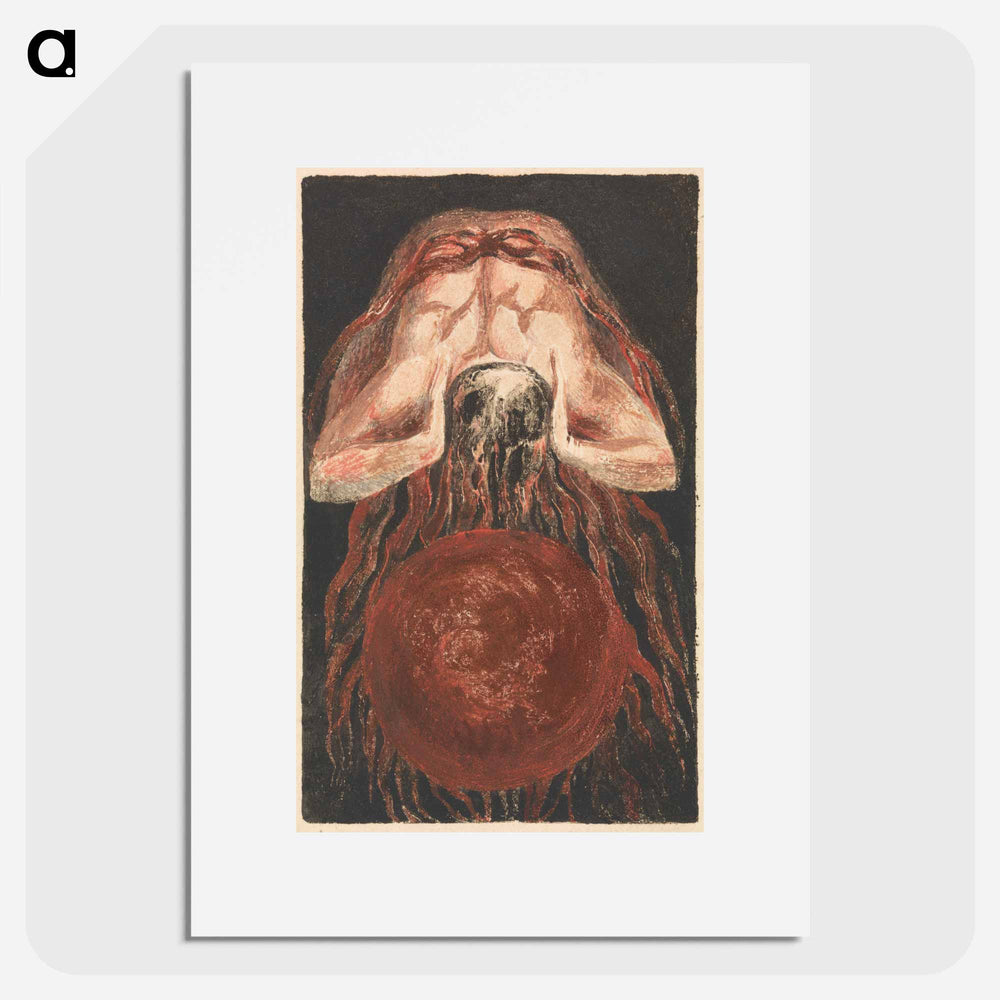 The First Book of Urizen, Plate 16 - William Blake Poster.
