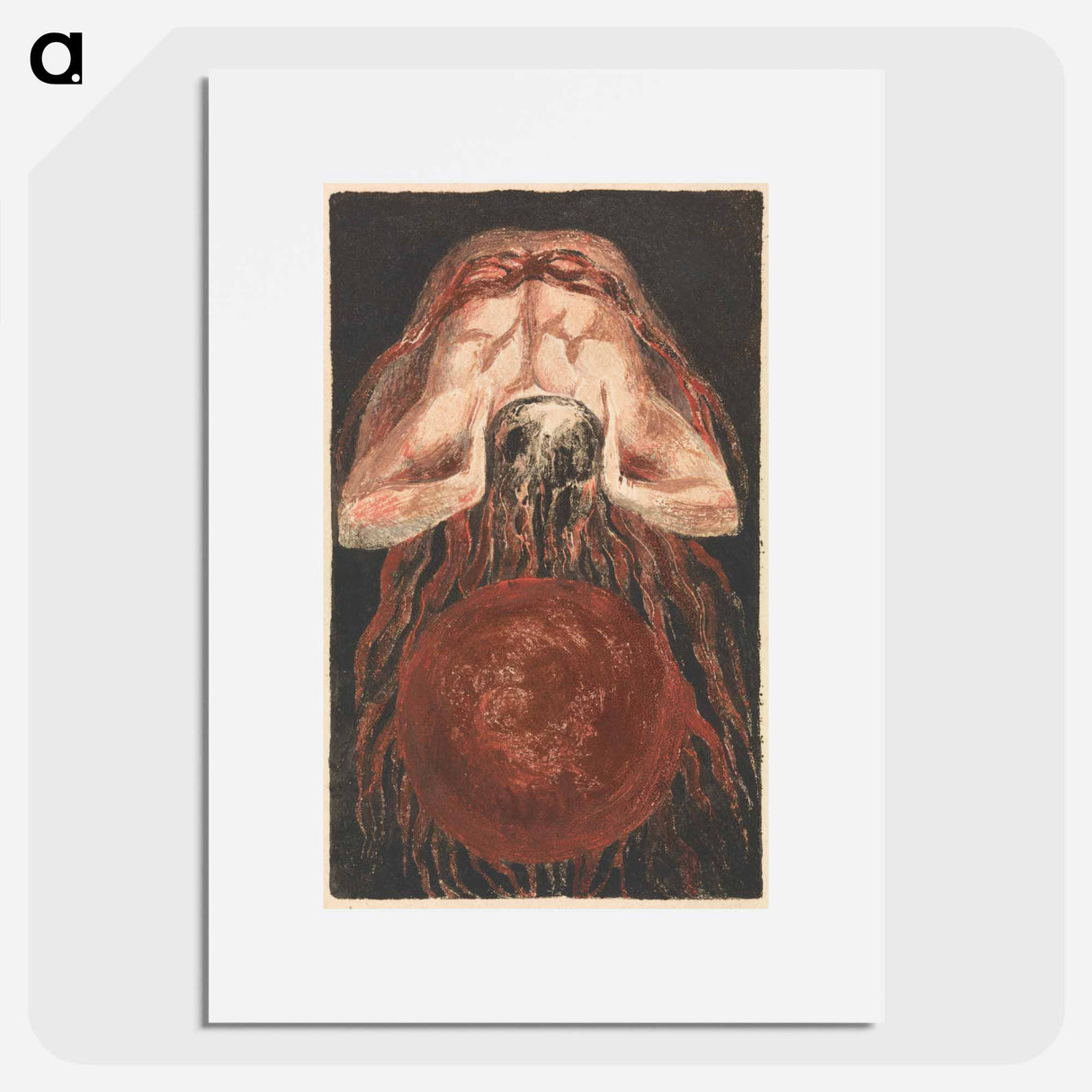The First Book of Urizen, Plate 16 - William Blake Poster.