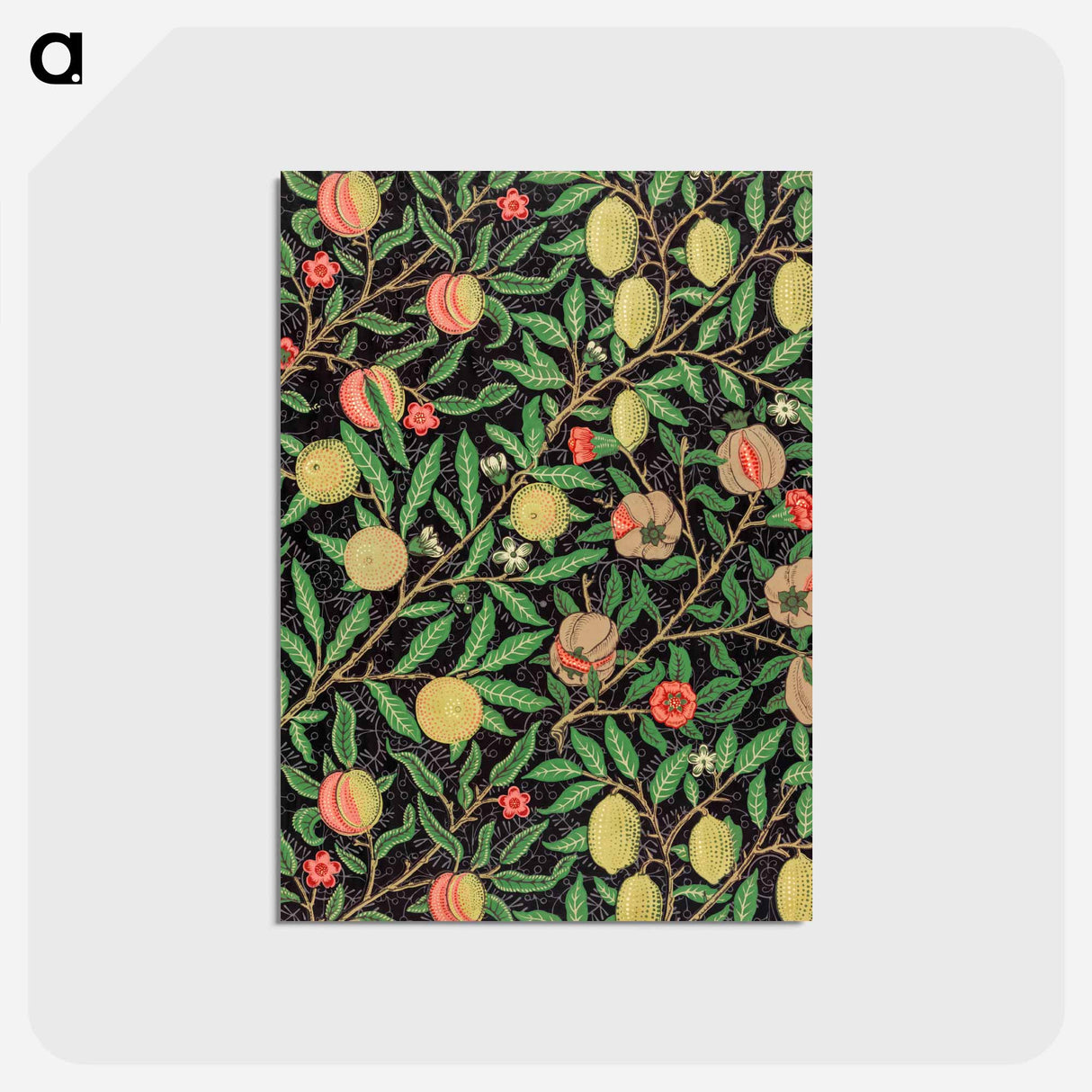 アートポストカード-Fruit pattern - ウィリアム モリス Postcard.