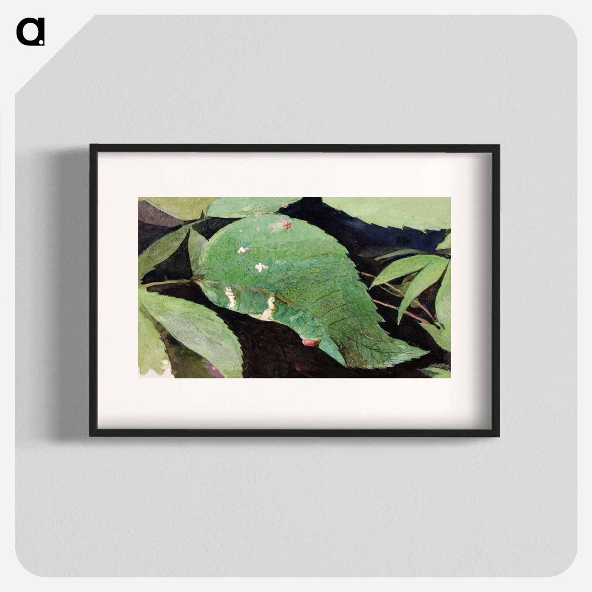 White Birch Leaf Edge Caterpillar - アボット ハンダーソン セイヤー Poster.