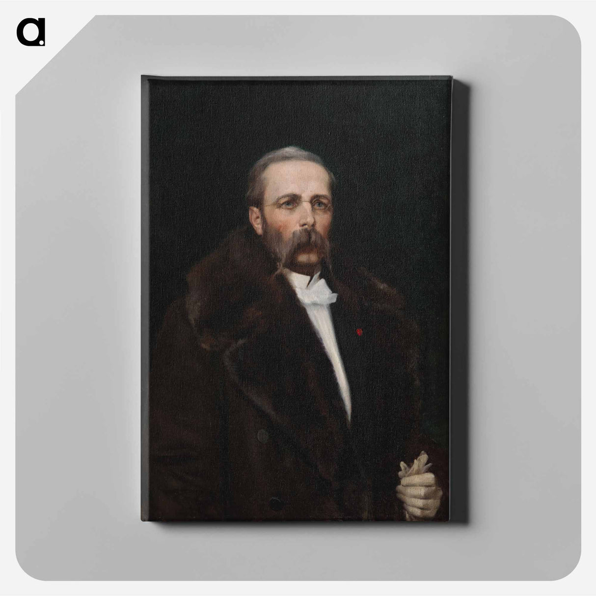 Portrait of the artist's father chief director carl albert edelfelt - アルバート エーデルフェルト Canvas.