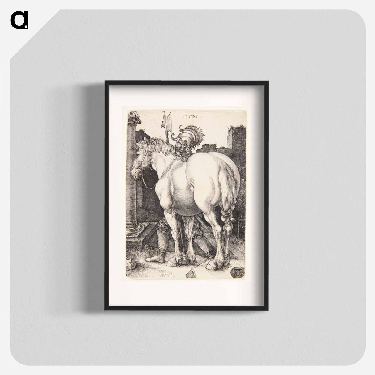 The big horse - アルブレヒト デューラー Poster.