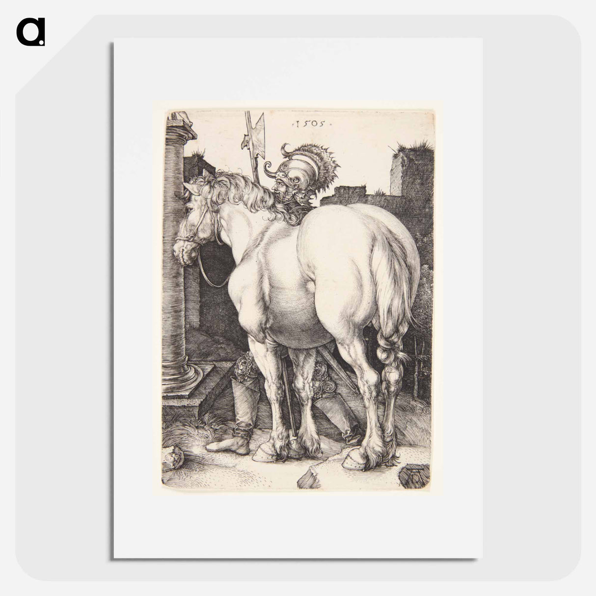 The big horse - アルブレヒト デューラー Poster.