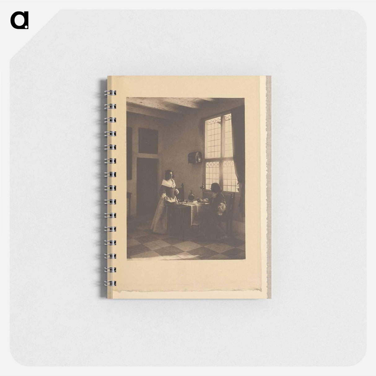アートメモ帳-A Flemish Interior - アルフレッド スティーグリッツ Memo.