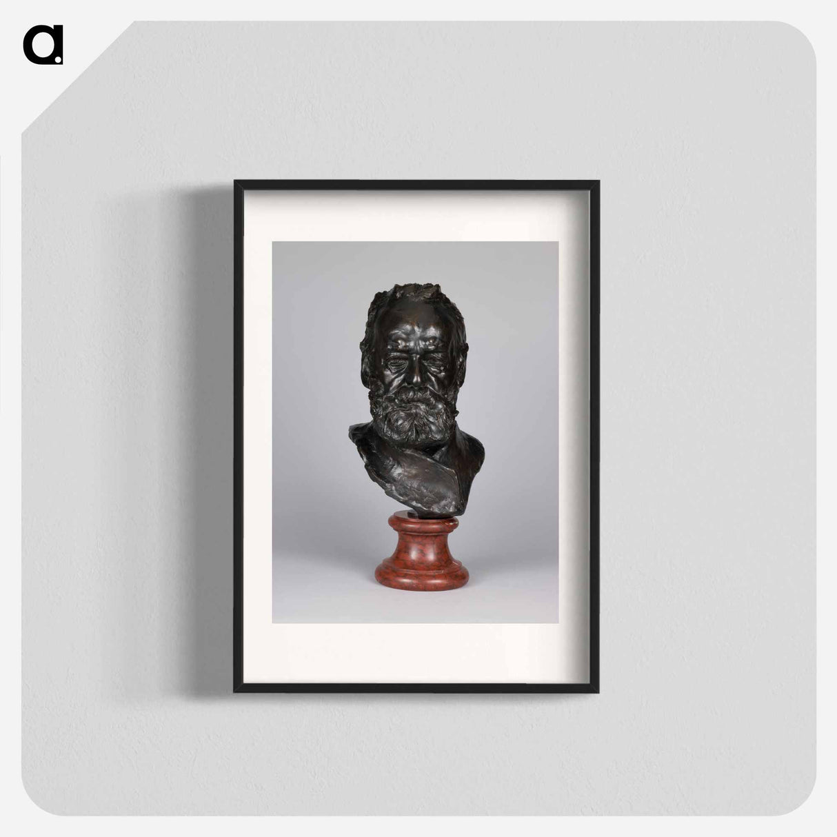 アートポスター-Bust of Victor Hugo - オーギュスト ロダン Poster.