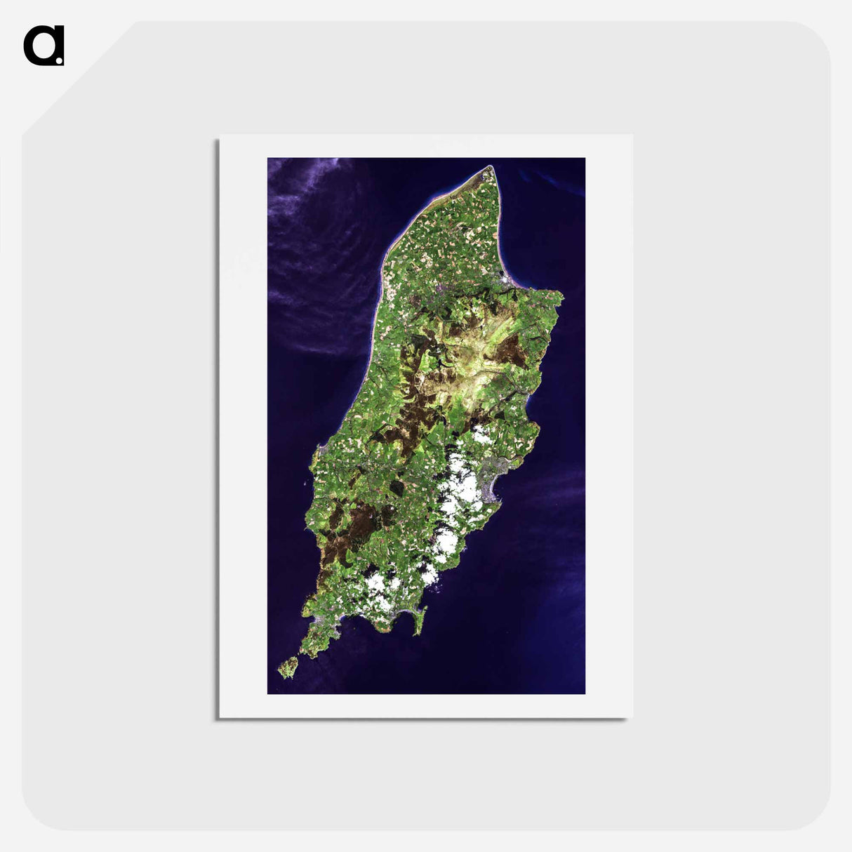 アートポストカード-The Isle of Man
- 上空からの地球 Postcard.