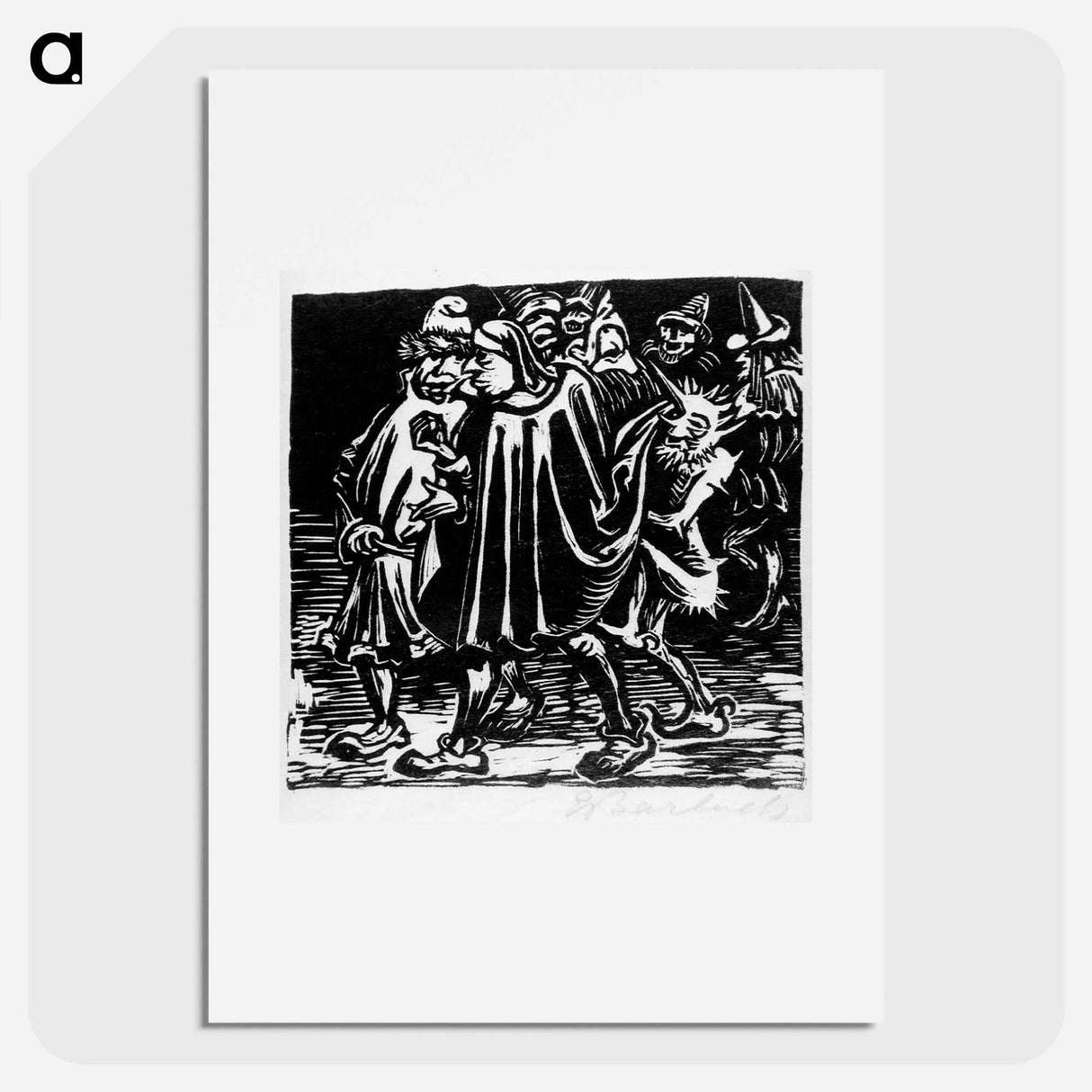 The procto-phantom and other rabble - エルンスト ハインリヒ バルラッハ Poster.