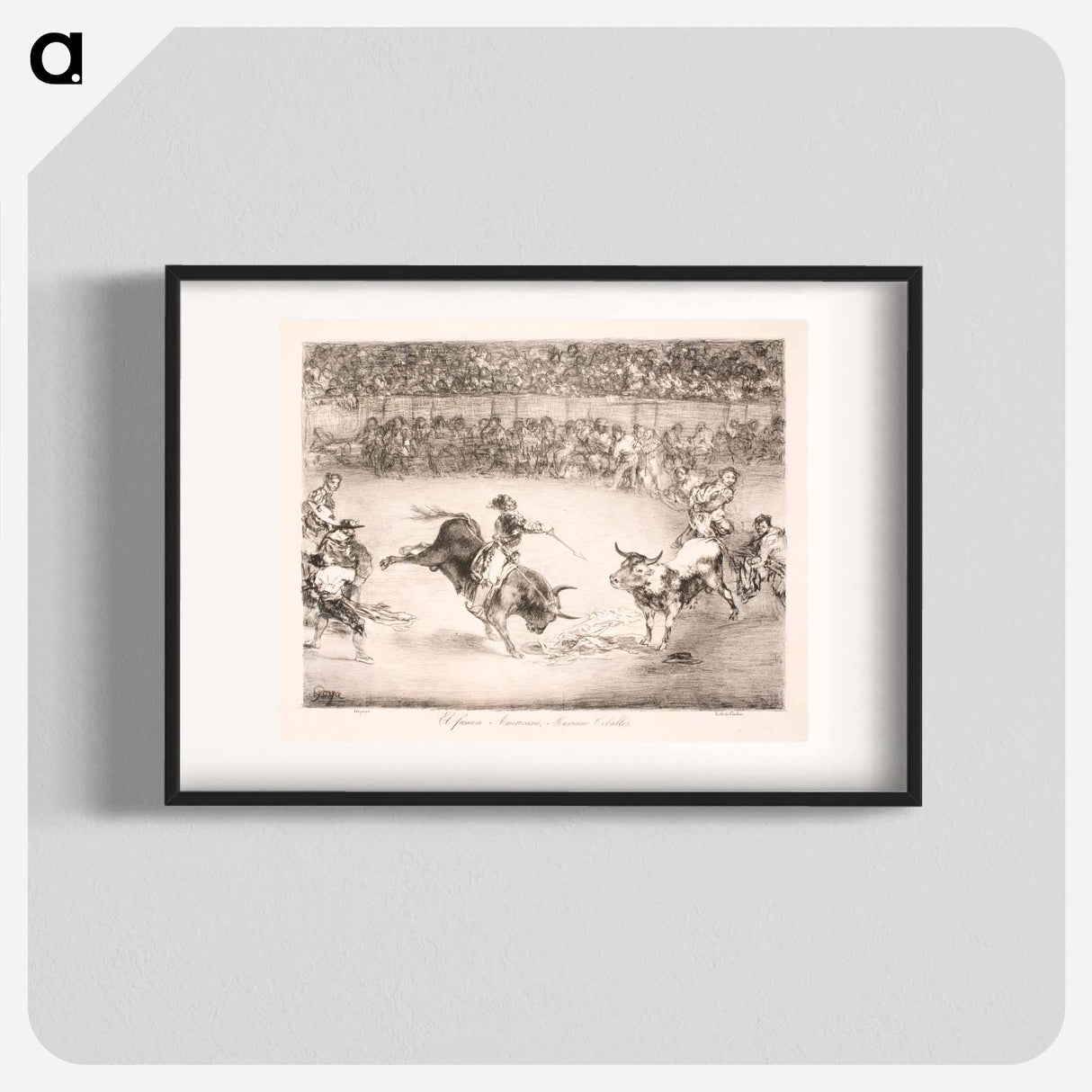 The famous American, Mariano Ceballos - Francisco de Goya Poster.