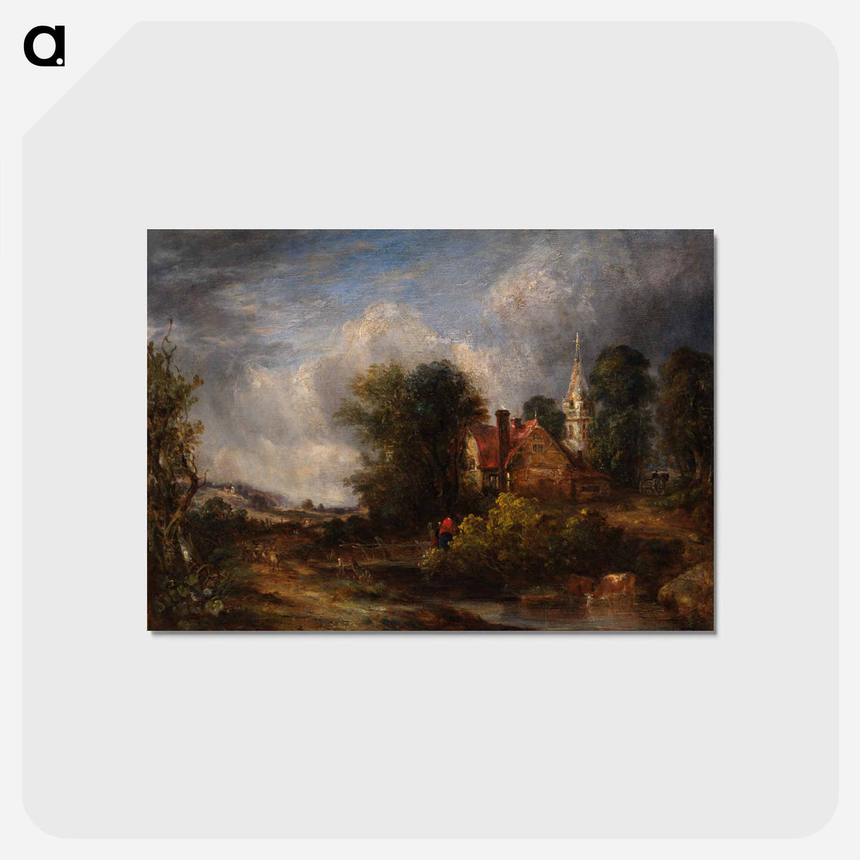 アートポストカード-The Valley Farm
- ジョン コンスタブル Postcard.