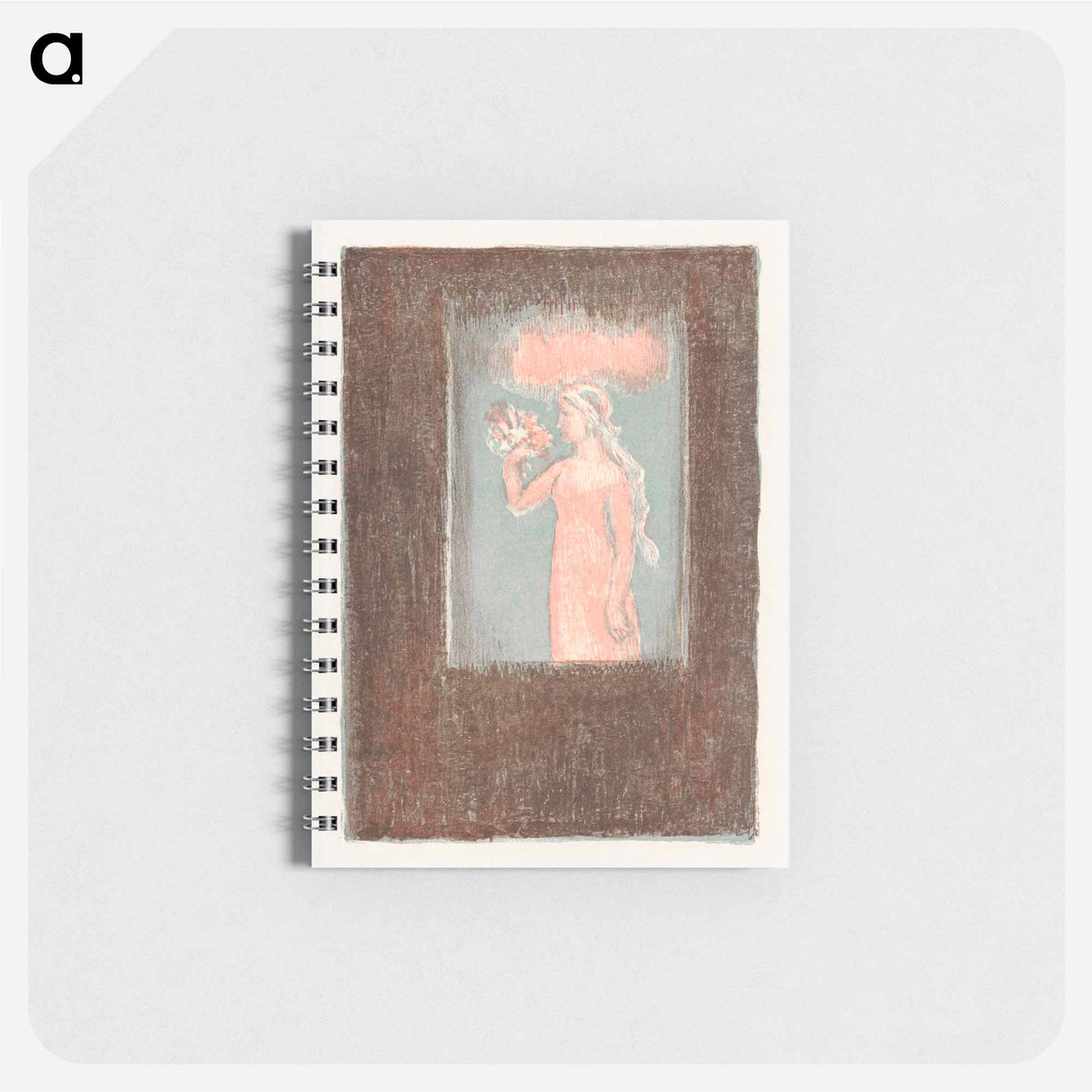 Young girl with flowers in front of a window - モーリス ドニ Memo.