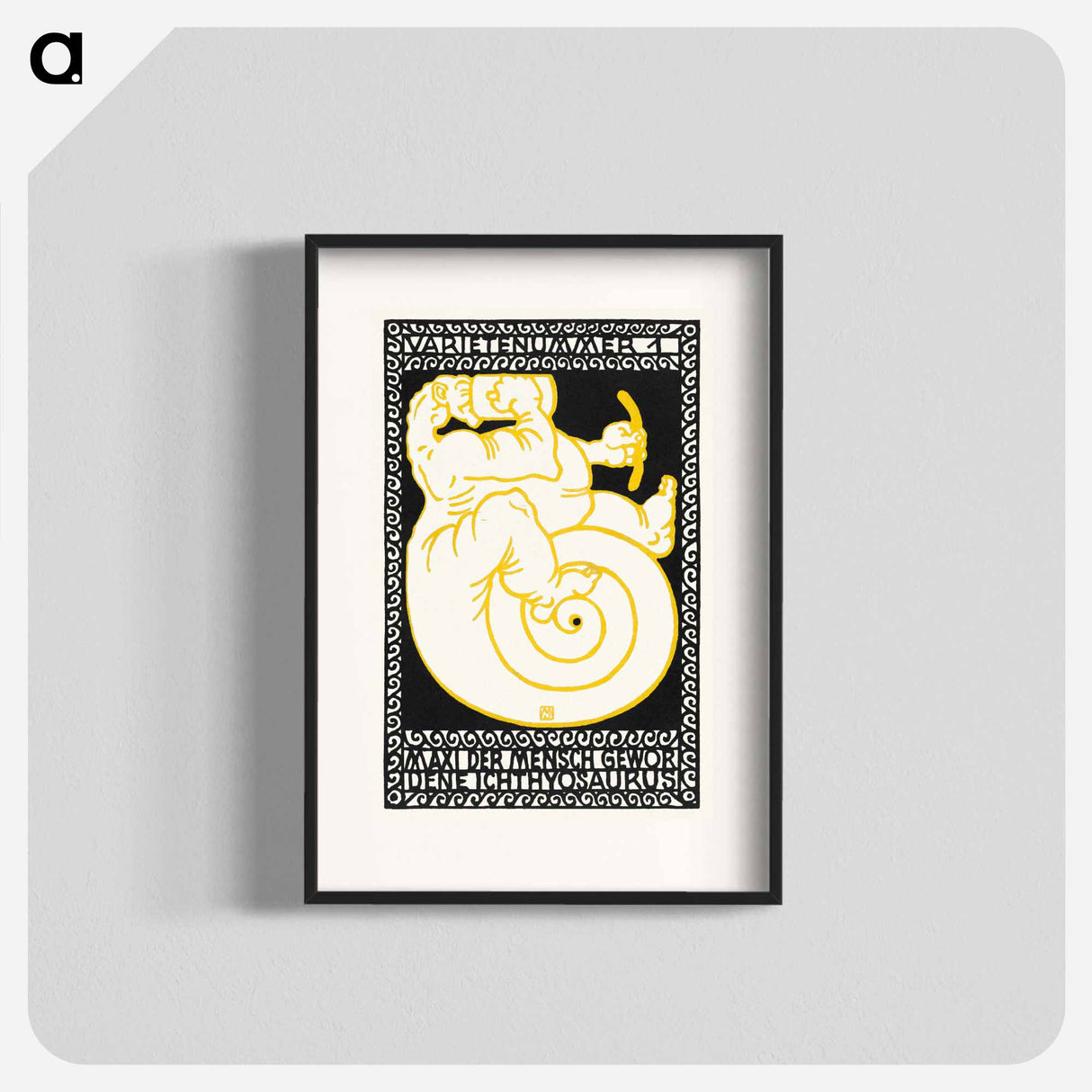 Variety Act 1: Maxi the Ichthyosaurus Turned Man - モリツ ユング Poster.