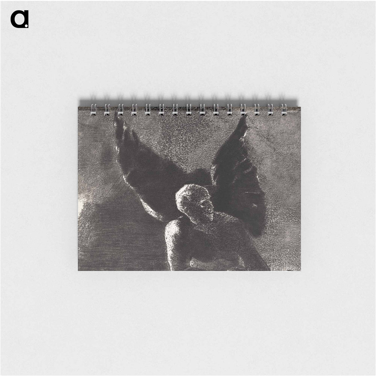 Glory and Praise To You, Satan, In the Heights of Heaven, Where You Reigned, and in the Depths of Hell, Where, Vanquished, You Dream In Silence - オディロン ルドン Memo.