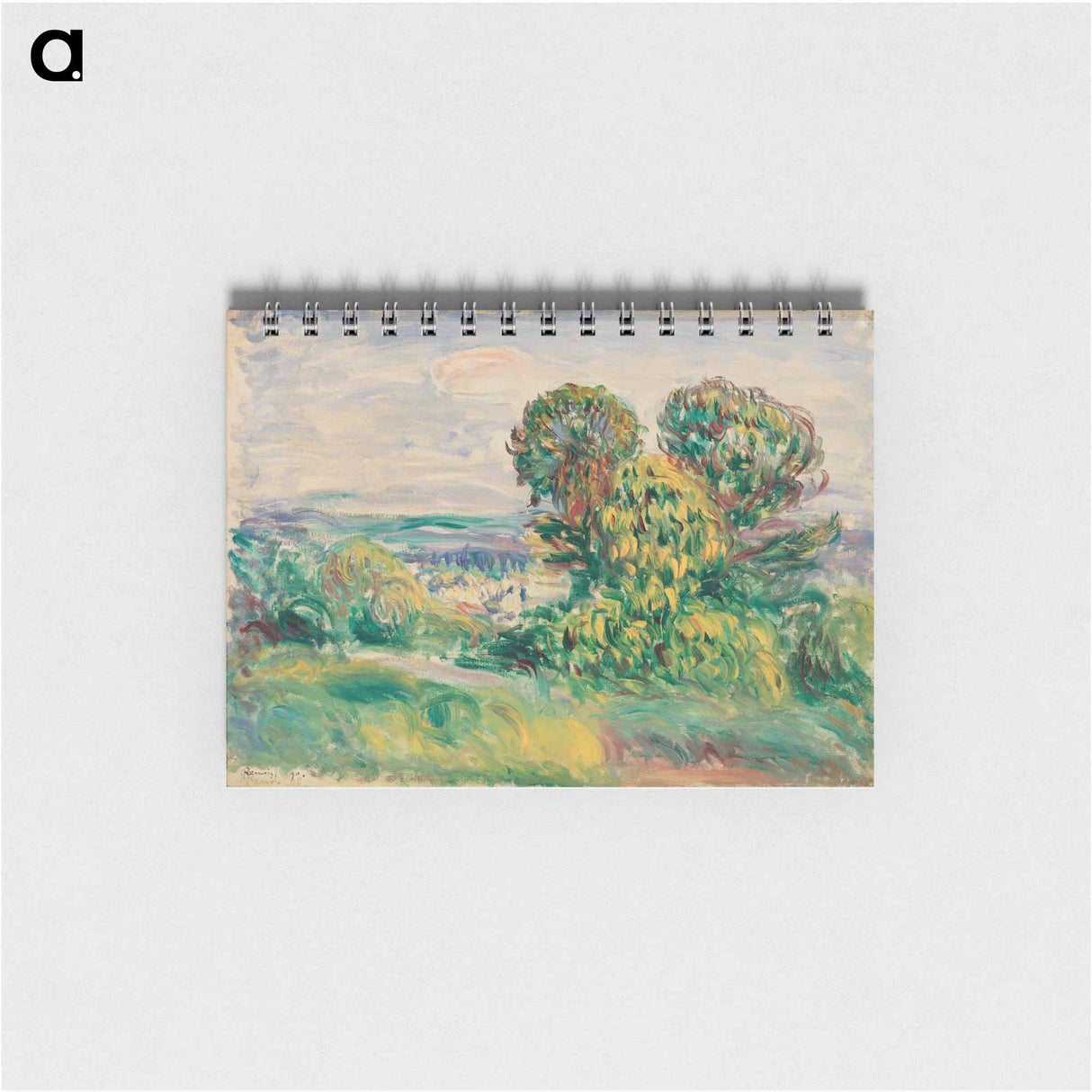 Landscape - ピエール オーギュスト ルノワール Memo.