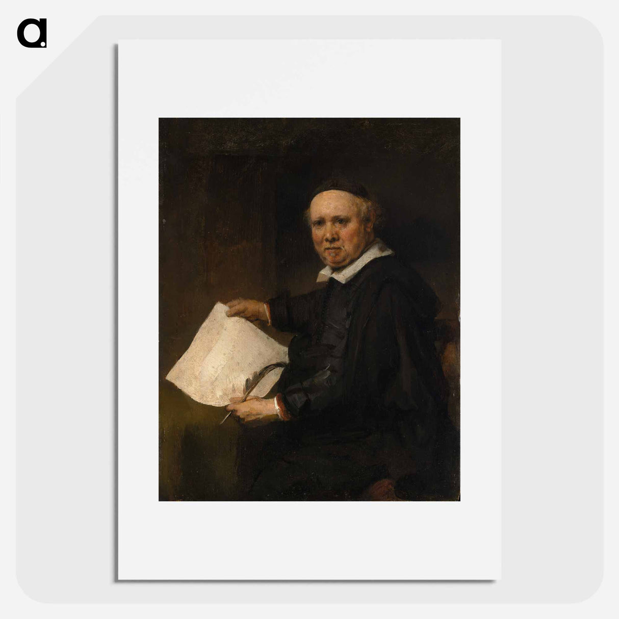 アートポスター-Lieven Willemsz van Coppenol by Rembrandt van Rijn - レンブラント ファン レイン Poster.