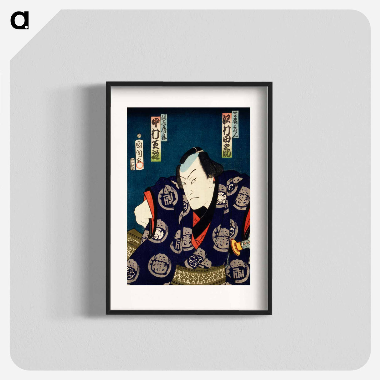 Portraits of an Actor - Toyohara Kunichika Poster.